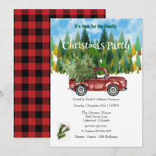 Invitación Árbol de vacaciones en Fiesta de Navidades de cami