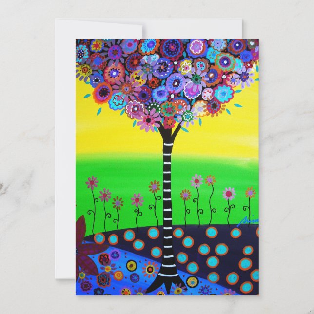 INVITACIÓN ÁRBOL DE VIDA/MITZVAH (Anverso)