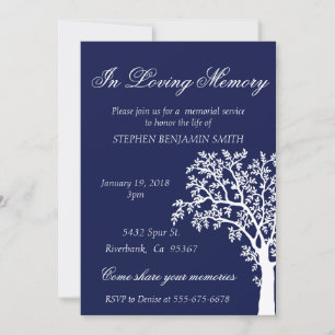 Invitación Árbol del Servicio Memorial