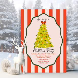 Invitación Árbol dibujado a mano por Fiestas de Hod