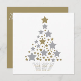Invitación Árbol estrella elegante