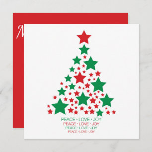 Invitación Árbol estrella elegante