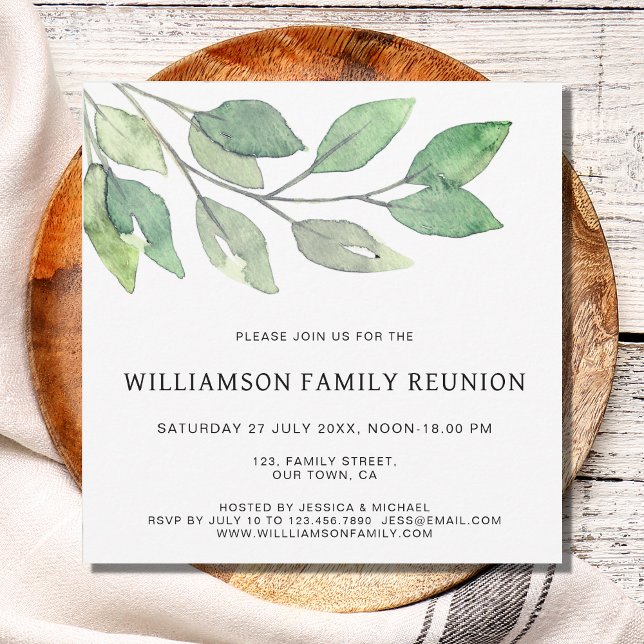 Invitación Árbol familiar moderno (Subido por el creador)