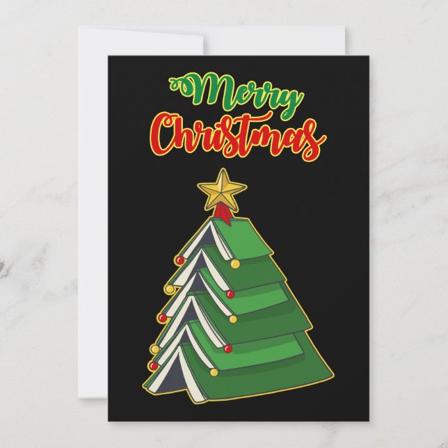 Invitación Árbol navideño de reserva IV (Anverso)