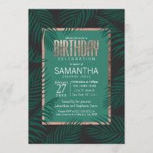 Árbol verde de palmeras deja Rosa negro dorado cum