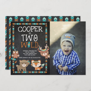 Invitación Arbolado tribal, DOS salvajes