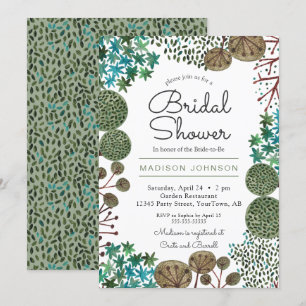 Invitación Árboles Bosque Floresta   Despedida de Soltera   I