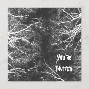 Invitación Árboles espeluznantes