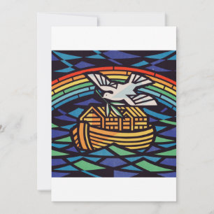Invitación Arca de Noé con Espíritu Santo