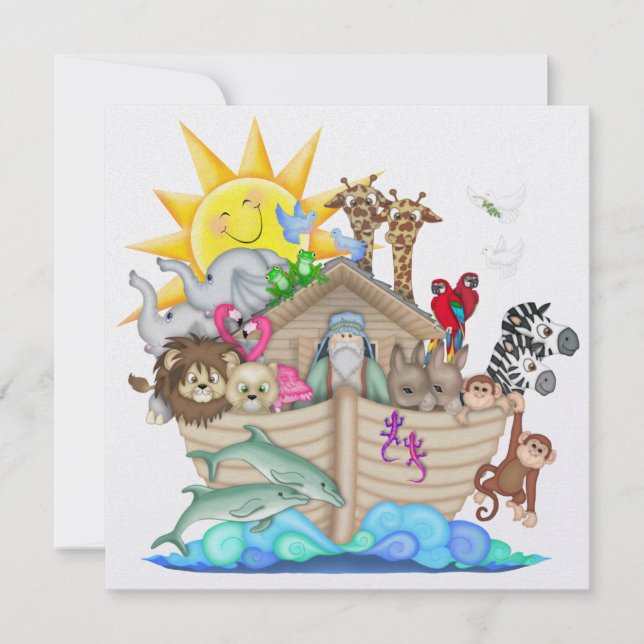 Invitación Arca de Noé - SRF (Anverso)
