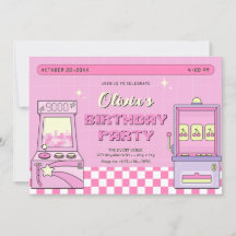arcade de juegos rosa