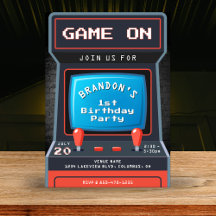 Arcade Game 1er Fiesta de cumpleaños