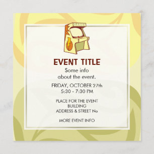 Invitación Arcade Machine