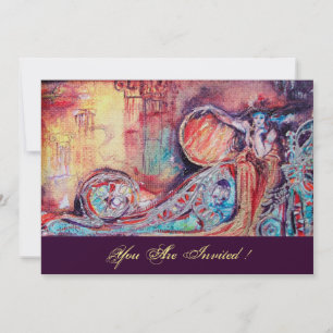 Invitación ARCADIA - PLANTA DE MARIPOSAS - Champaña rosa Rojo