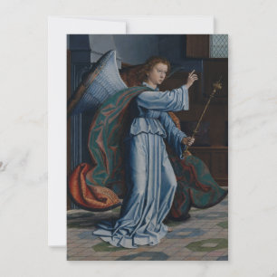 Invitación Arcángel Gabriel por Gerard David