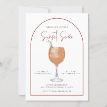 Arch Minimalista Coctail Sunset Summer Soiree