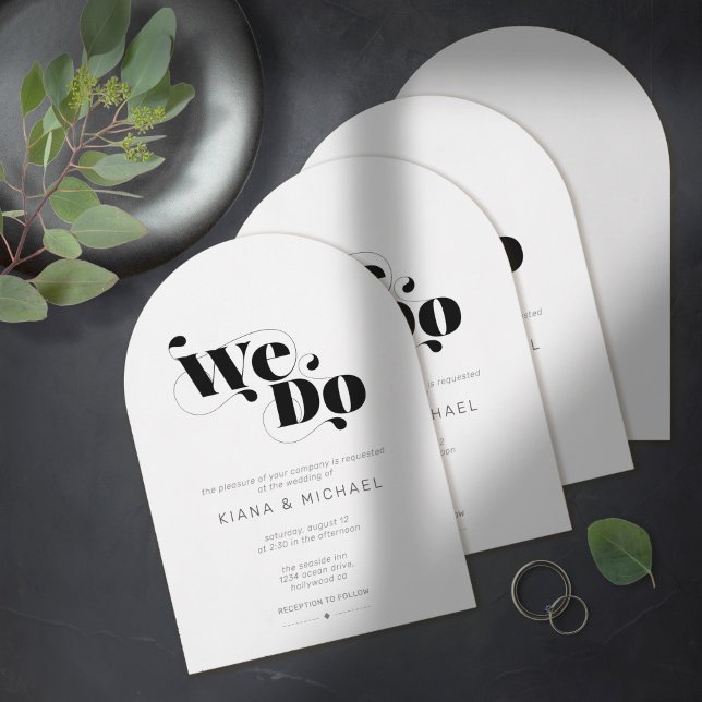 Invitación Arco Boda moderno decorativo ID887 (Subido por el creador)