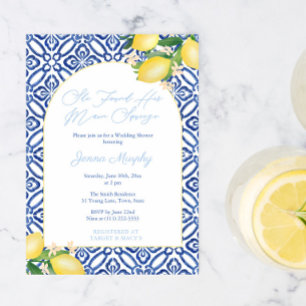 Invitación Arco Capri Limones Fiesta de Despedida de Soltera