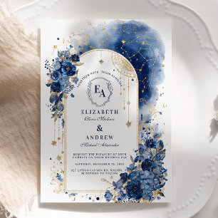 Invitación Arco Celeste Bajo las Estrellas Boda