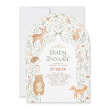 Arco de Baby Shower de Animales del Bosque Foresta