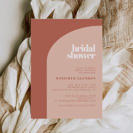 Invitación Arco de barca de moda simple Arco de terracota Duc