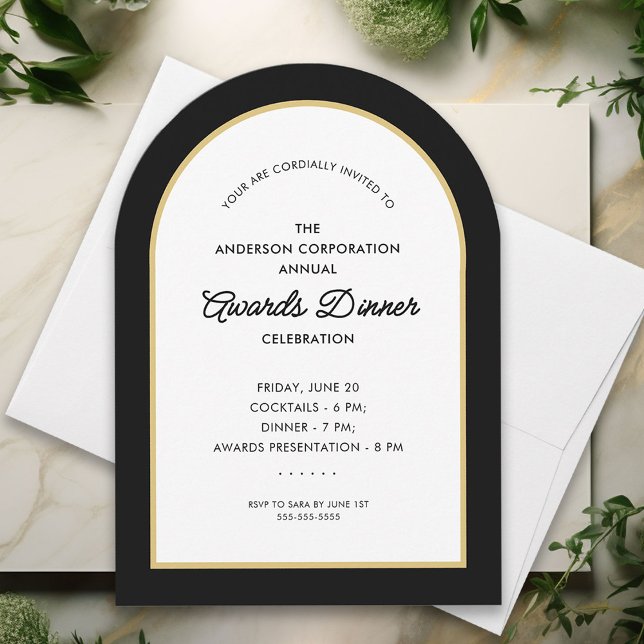 Invitación Arco de celebración de la cena de premios (Subido por el creador)