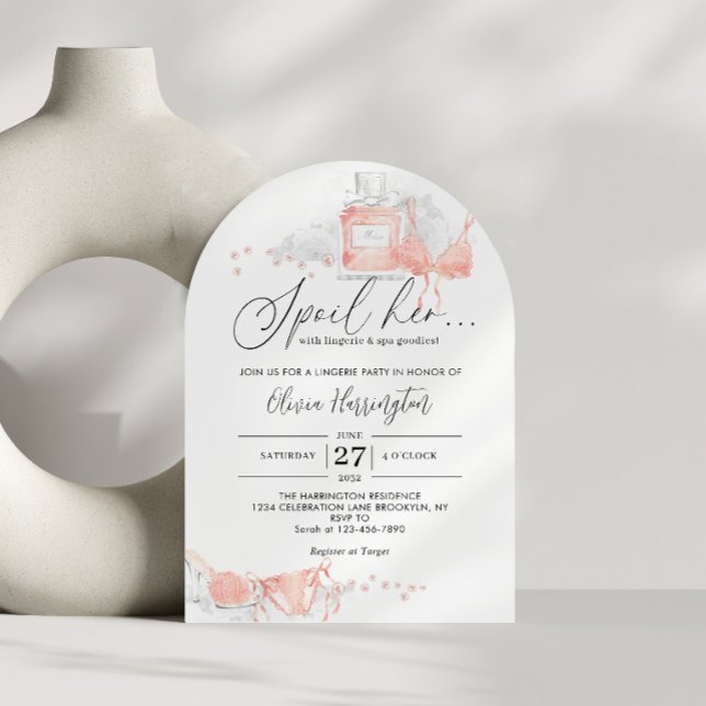 Invitación Arco de Despedida de Soltera con Ropa Interior de  (Subido por el creador)