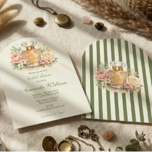 Invitación Arco de Ducha de Novia con Perfume Floral de Acuar