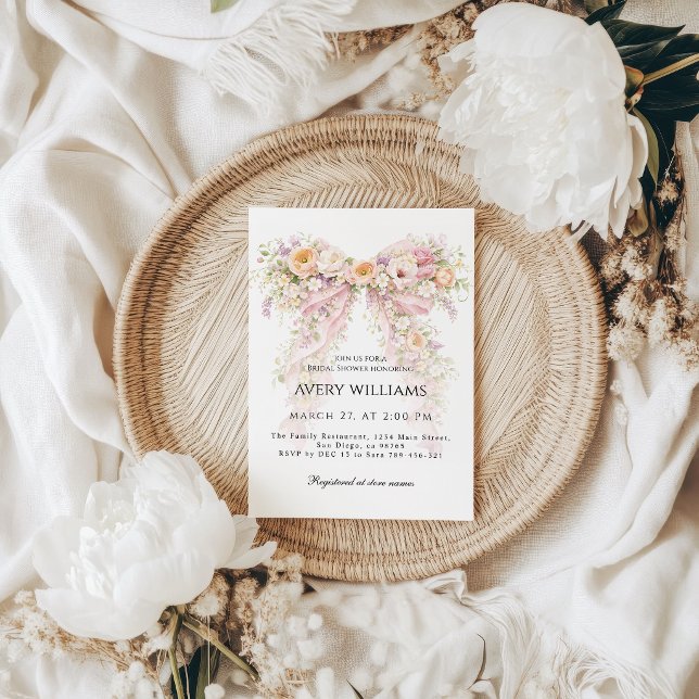 Invitación Arco de flores de primavera y verano para despedid (Subido por el creador)