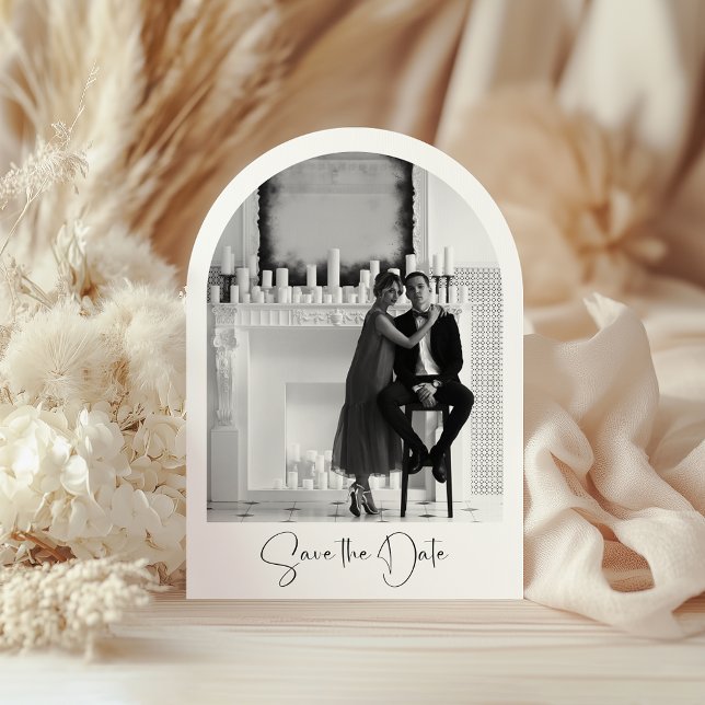 Invitación Arco De Fotografía Guardar El Boda De Guión De Fec (Subido por el creador)