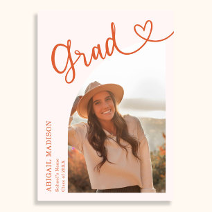 Invitación Arco de Fotos con Guión de Fiesta de Graduación co