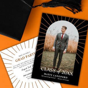 Invitación Arco de Fotos de la Fiesta de Graduación de la Cla