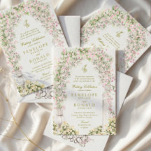 arco de jardín romántico francés monograma boda re