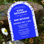 Invitación Arco de la mano de Terrazzo de la barra de Persona<br><div class="desc">¡Tarjeta perfecta para anunciar una mitzvah de murciélago, el bar mitzvah u otra celebración judía! Hand hecho a mano en el patrón de lápiz terrazzo para usted en la parte delantera y trasera! ¡TODO PERSONALIZABLE! Haga clic en "Personalizar" para editar el texto. Haga clic en "editar usando la herramienta de...</div>