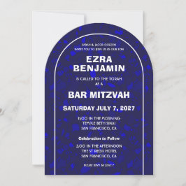 Invitación Arco de la mano de Terrazzo de la barra de Persona