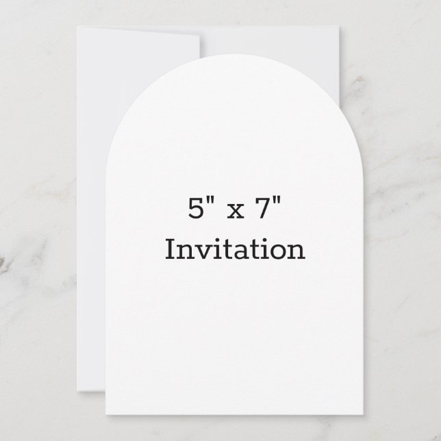 Invitación Arco de promoción de marca simple 5" x 7"  (Anverso)