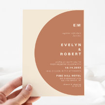 Arco de Terracota Boda inicial Minimalista