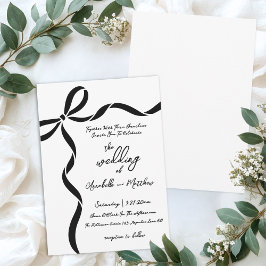 Invitación Arco Dibujado a Mano Caprichoso Boda