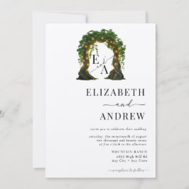 Invitación Arco floral | Boda de árbol