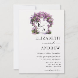 Invitación Arco floral | Boda de árbol