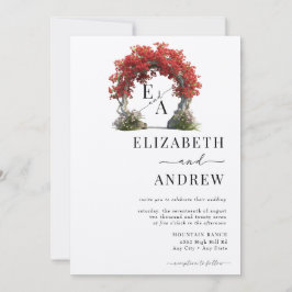 Invitación Arco floral | Boda de árbol