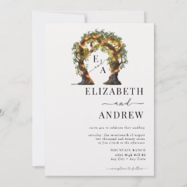 Invitación Arco floral | Boda de árbol