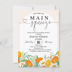 Invitación Arco floral de Mandarine Principal Squeeze Ducha d