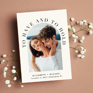 Invitación Arco fotográfico moderno Código QR Todo En Un Boda