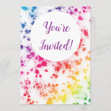 Invitación arco iris