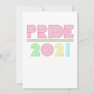Invitación arco iris del orgullo gay 2021