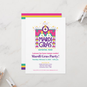 Invitación Arco Mardi Gras, Galveston, Texas