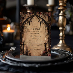 Invitación Arco oscuro gótico de Halloween