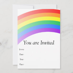 Invitación Arcoiris