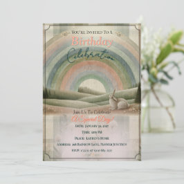 Invitación Arcoíris de Cabaña